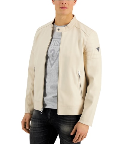 Racer Faux-Leather Jacket