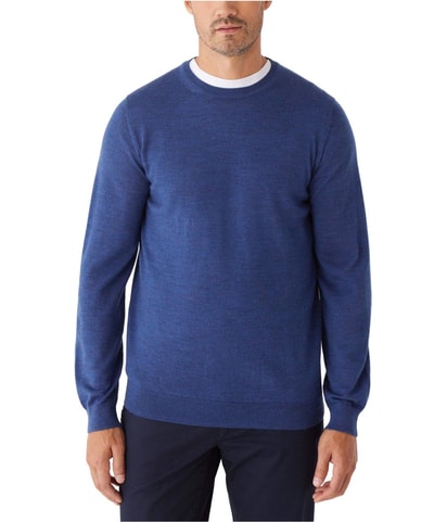 Merino Wool Crewneck Pullover Sweater