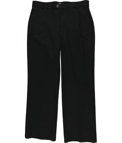 Solid Wide Leg Casual Pants