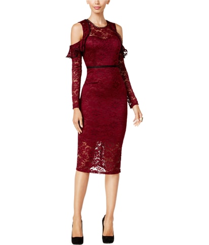 Cold shoulder A-line Dress
