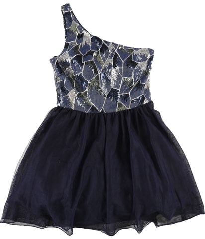 Sequin One Shoulder Dress