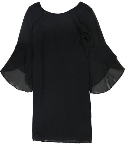 Flare Sleeve Sheath Dress