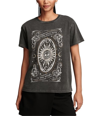 Find Your Path Studded Graphic T-Shirt