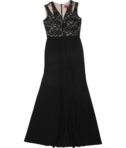Deep Lace A-line Dress