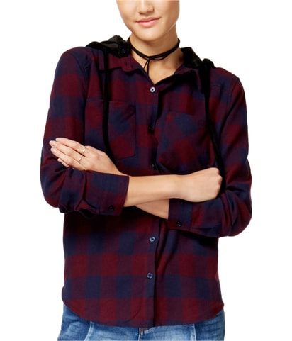 Hood Button Up Shirt