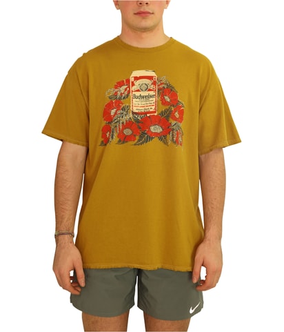 Budwiser Flowers Graphic T-Shirt