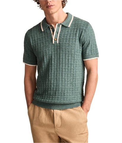 Ribbed Polo Shirt