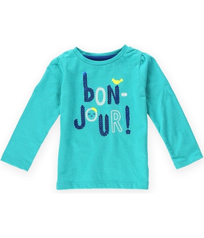 Bon Jour Embellished T-Shirt