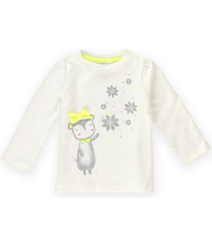Snow Cub Embellished T-Shirt