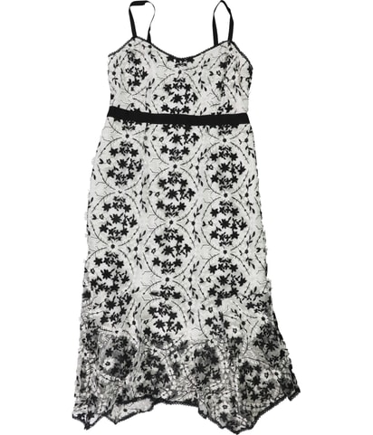 Floral Mesh Fit & Flare Dress