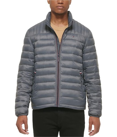Embroidered Logo Puffer Jacket