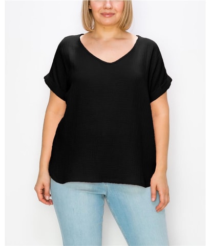 Gauze Tunic Blouse