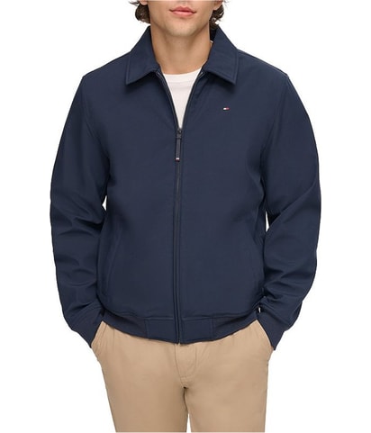 Classic Soft-shell Bomber Jacket