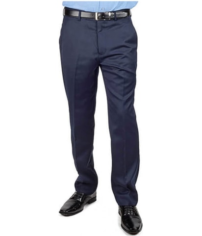 Solid Straight Leg Slim Dress Pants