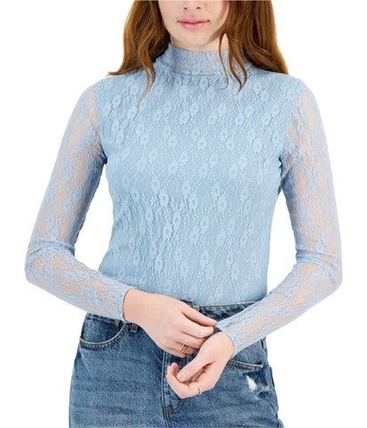 Mock Neck Lace Bodysuit