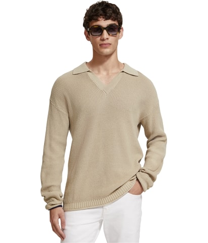 Knit Polo Shirt