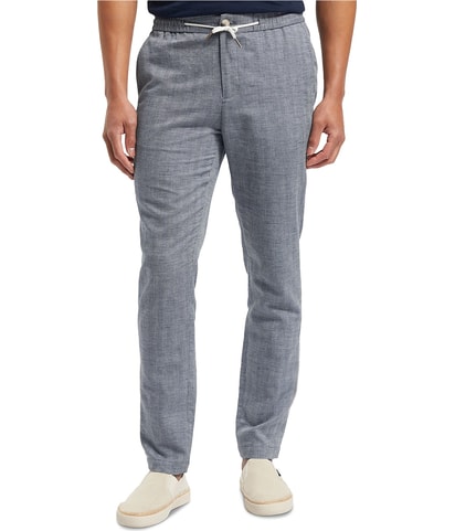 Twill Straight Leg Jogger Casual Pants