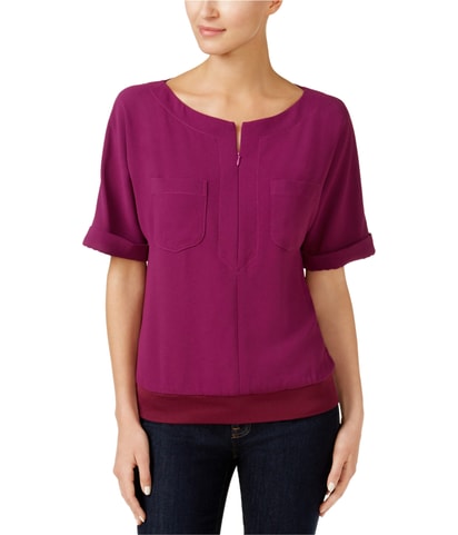 Mellia Zip Knit Blouse