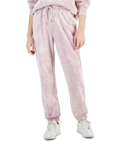 Drawstring-Waist Mineral Wash Tapered Relaxed Sweatpants Casual Pants