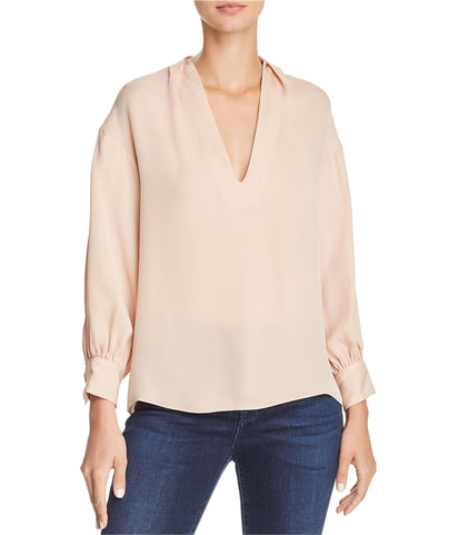 V-Neck Peasant Blouse