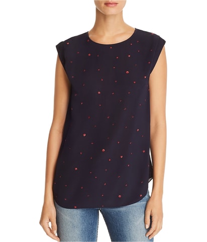 Ladybug Sleeveless Blouse Top