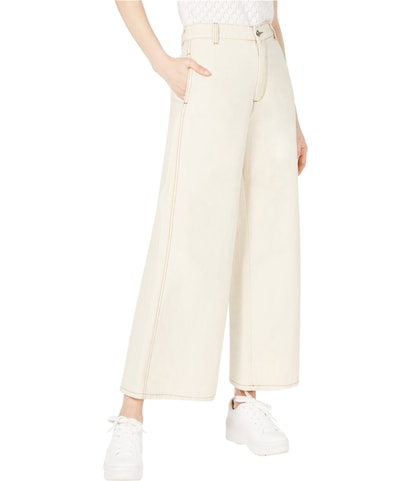 Twill Wide Leg Regular Jeans