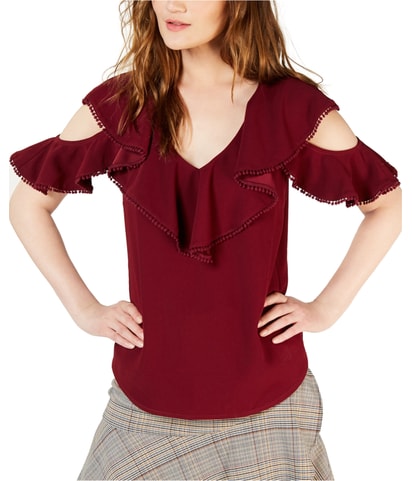 Serenidad Flutter Cold Shoulder Blouse