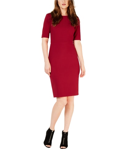 Solid Sheath Dress