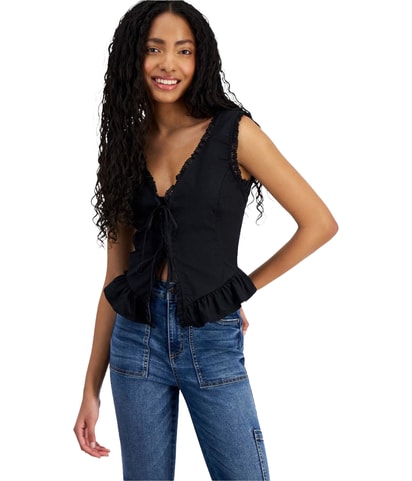 Corset Top Peplum Blouse