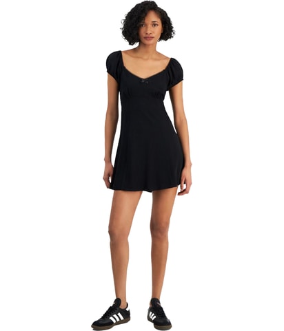Textured Mini Dress