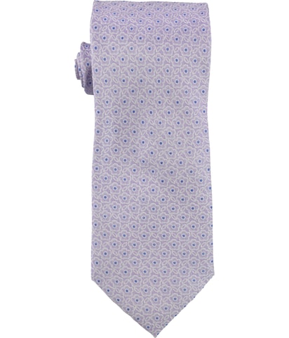 Neat Floral Silk Self-tied Necktie