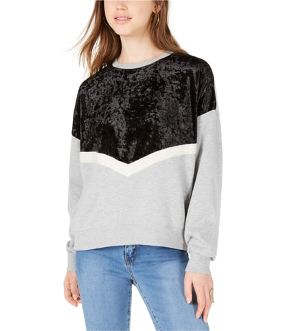 Velvet Chevron Sweatshirt
