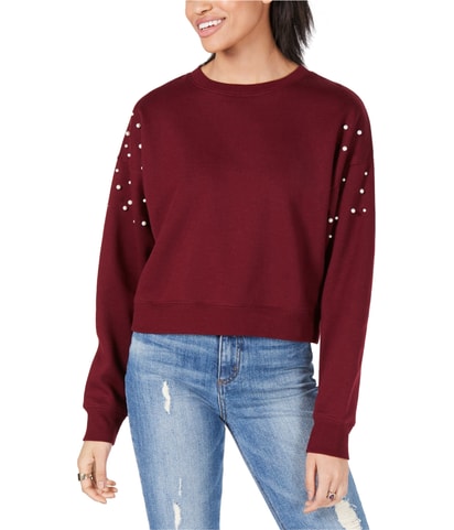 Pearl Shoulder Sweatshirt
