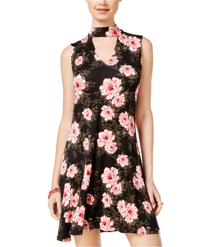 Choker Shift A-line Dress