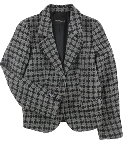 Diamond One Button Blazer Jacket