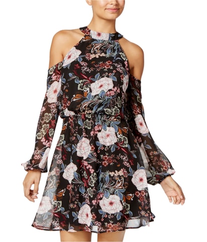 Cold shoulder A-line Dress