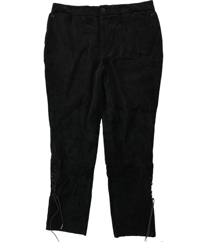 Stretch Velvet Jodpur Straight Leg Casual Pants