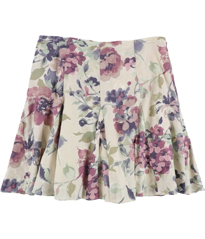 Linen Mini A-line Skirt