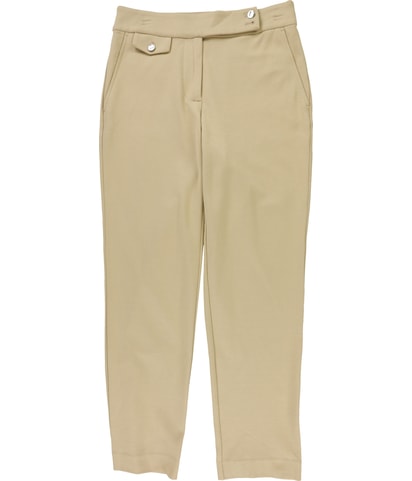 Tailored Straight Leg Casual Pants