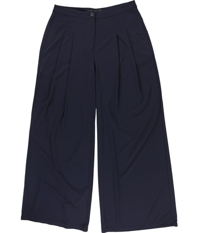 Pleated Wide Leg Tailored Dress Pant Slacks