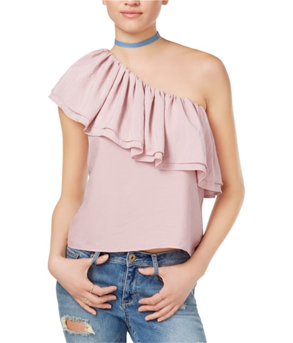 Ruffle One Shoulder Blouse