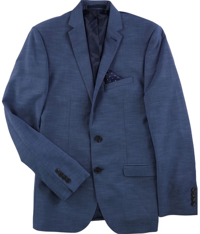 Slim-Fit Stretch Two Button Blazer Jacket
