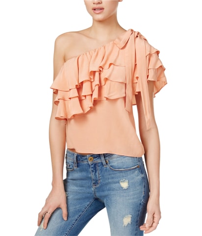 Ruffled Knit Blouse