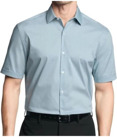 Flex Collar Button Up Shirt