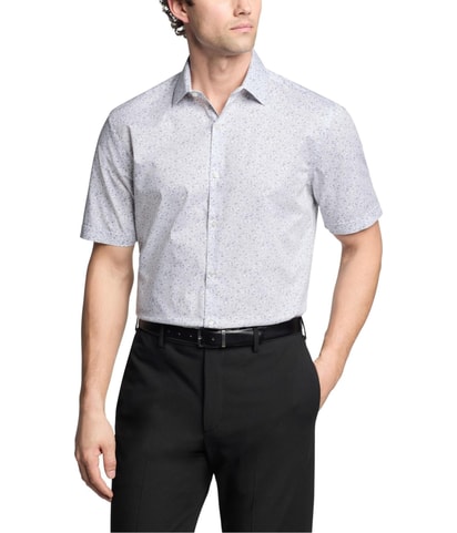 Flex Collar Button Up Shirt