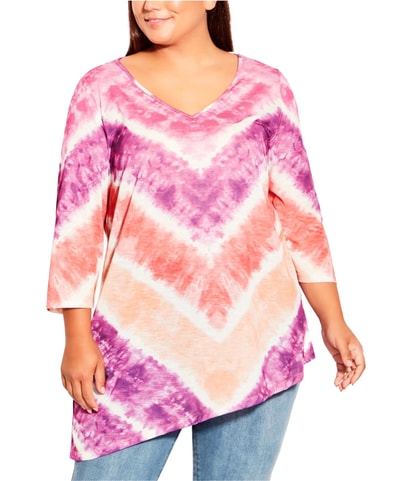Tie-die Tunic Blouse