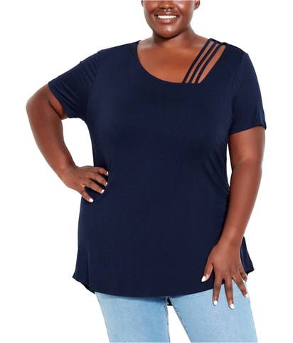 Cut Out Shell Blouse