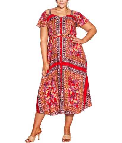 Printed Paisley Sundress