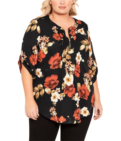 Eastbrook Floral Knit Blouse