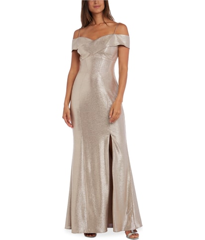 Shiny Gown Dress